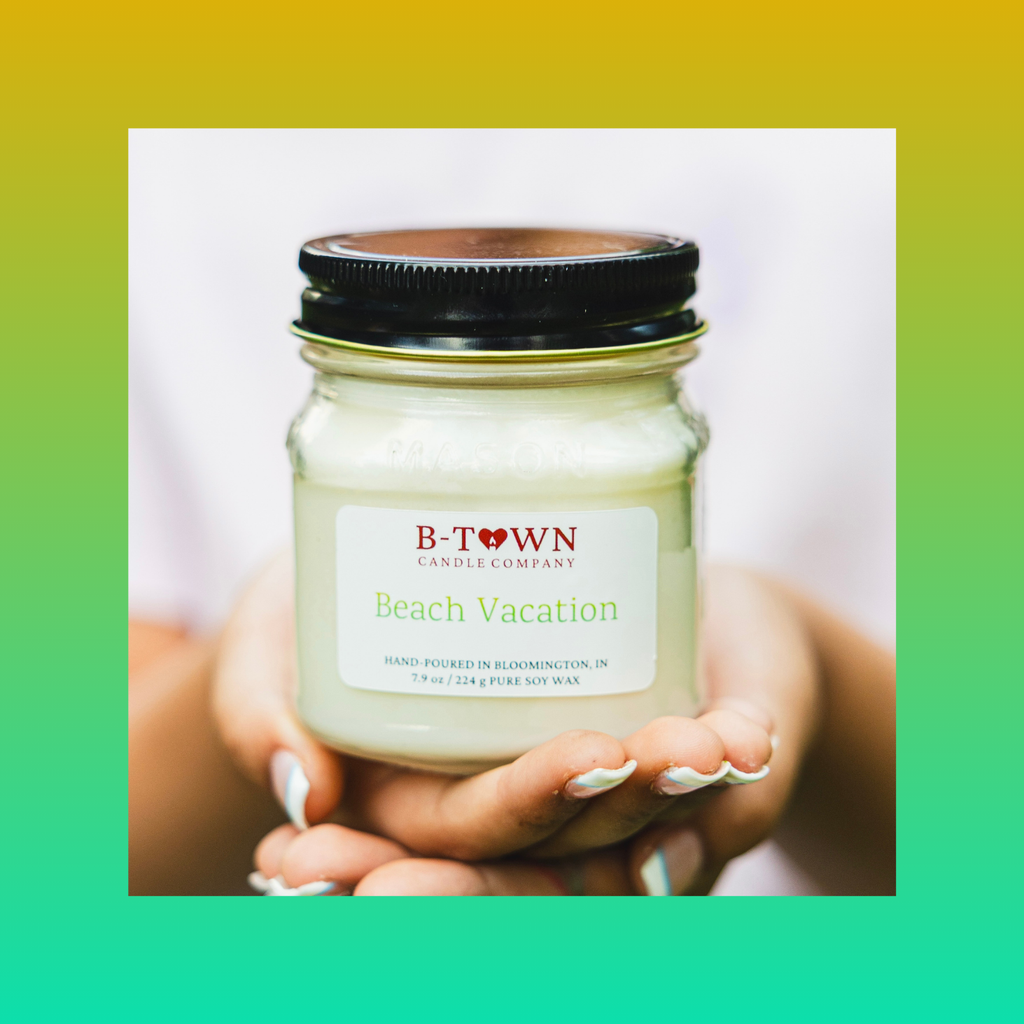 Beach Vacation Classic 8 oz Mason Jar