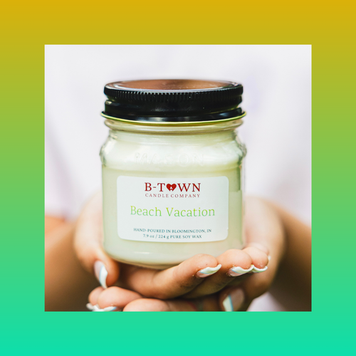 Beach Vacation Classic 8 oz Mason Jar