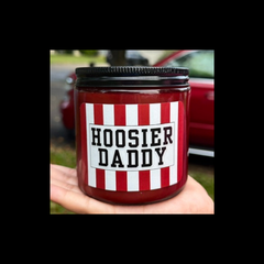 Hoosier Daddy 16 oz Straight-Sided Jar (Customized Hometown Edition)