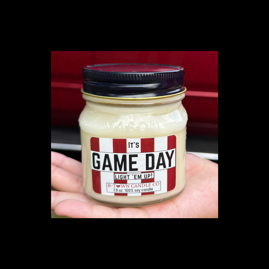 Game Day Hometown Edition 8 oz Mason Jar