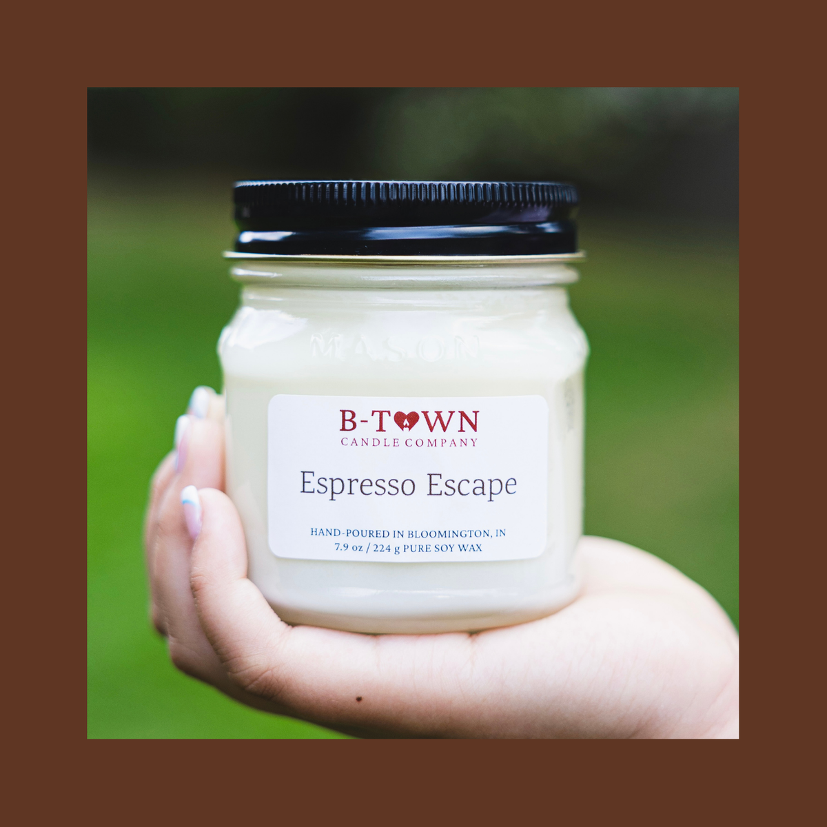 Espresso Escape Classic 8 oz Mason Jar