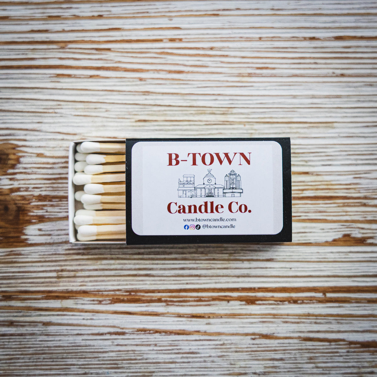 Custom  B-town Candle Co Matches