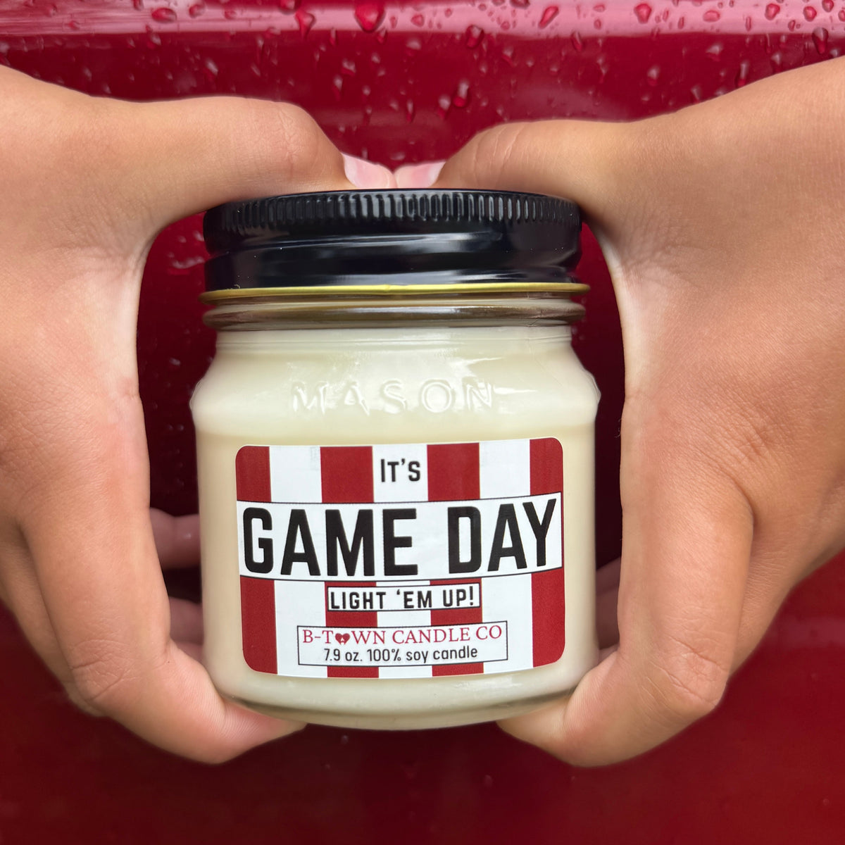 Game Day Hometown Edition 8 oz Mason Jar